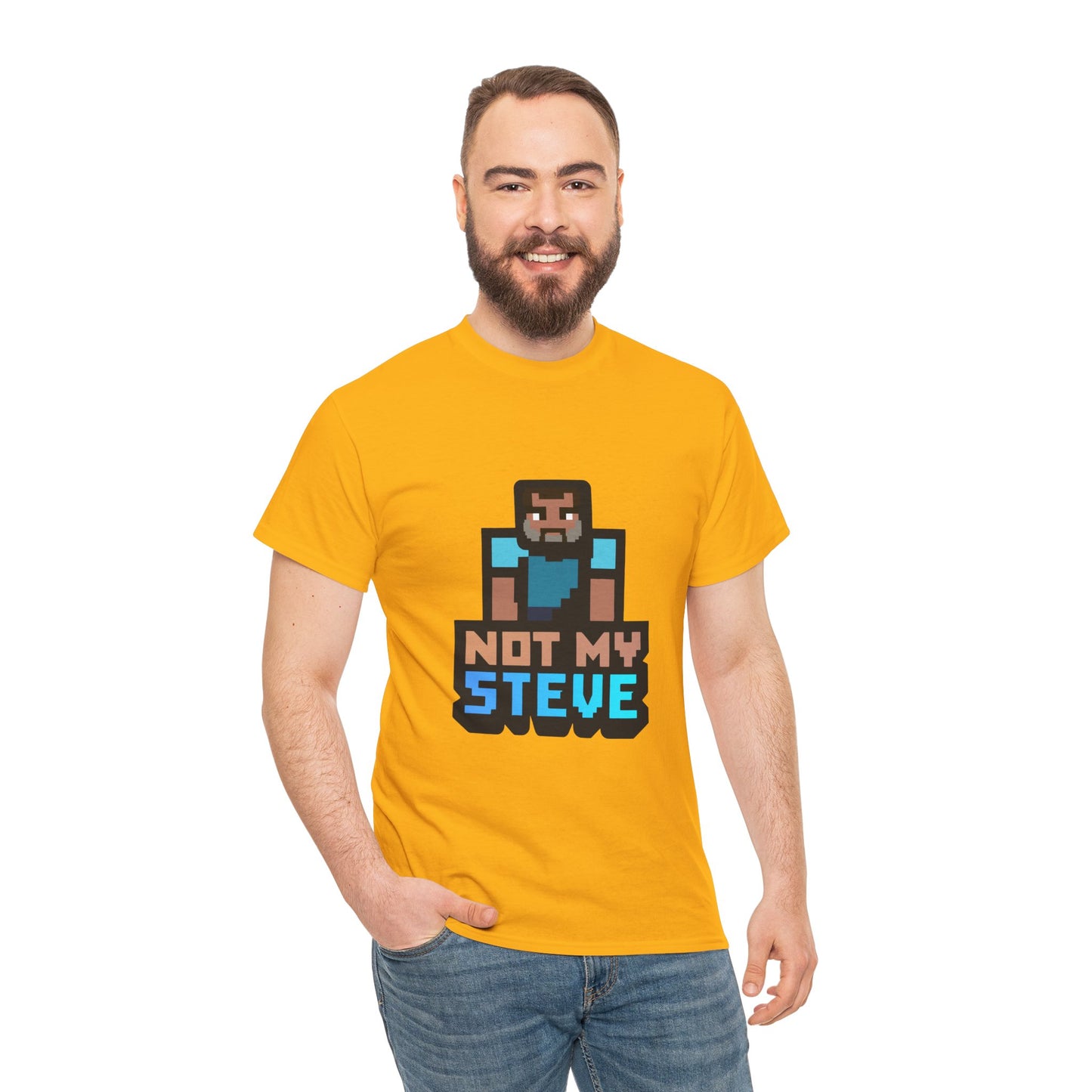 Not My Steve - Pixelated Parody T-Shirt