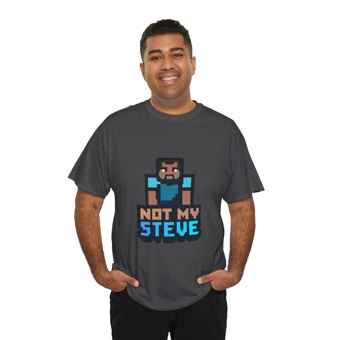 Not My Steve - Pixelated Parody T-Shirt