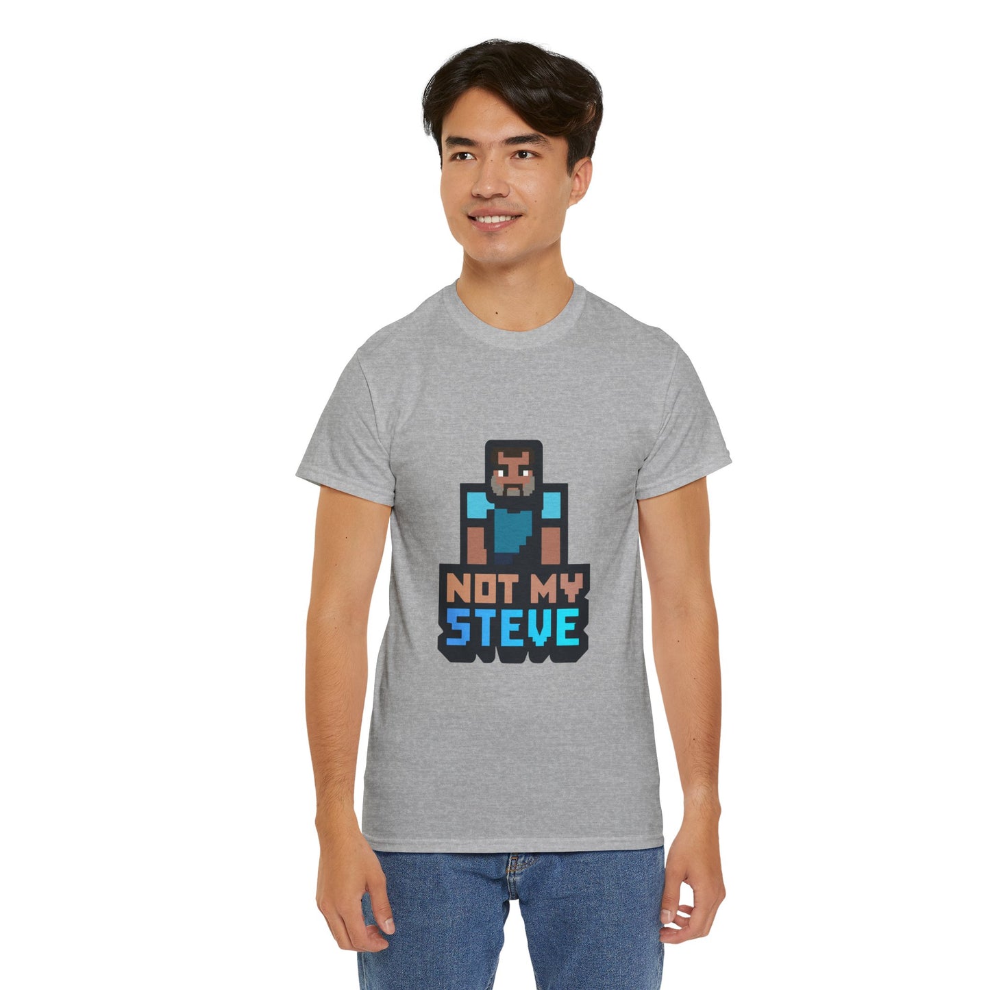 Not My Steve - Pixelated Parody T-Shirt