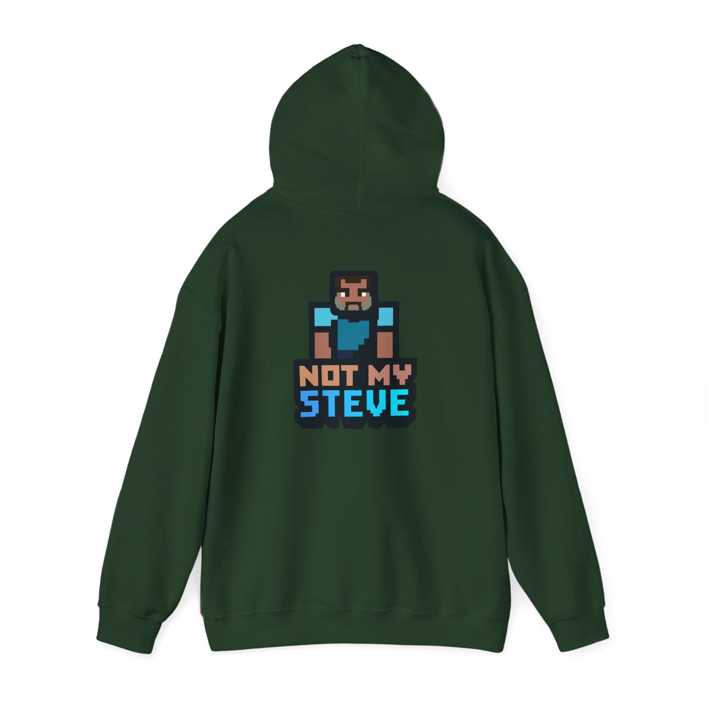 Not My Steve - Pixelated Parody Hoodie