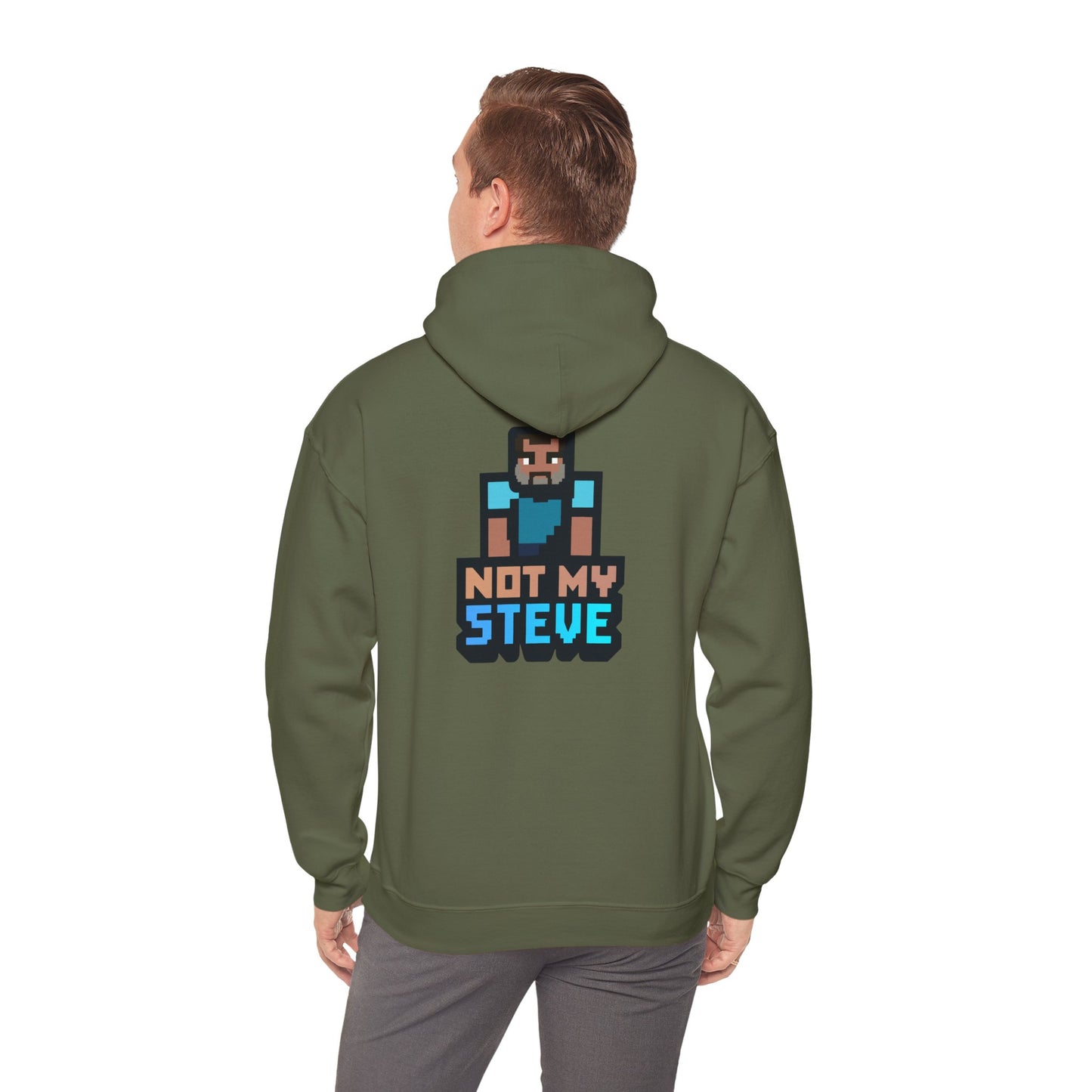 Not My Steve - Pixelated Parody Hoodie