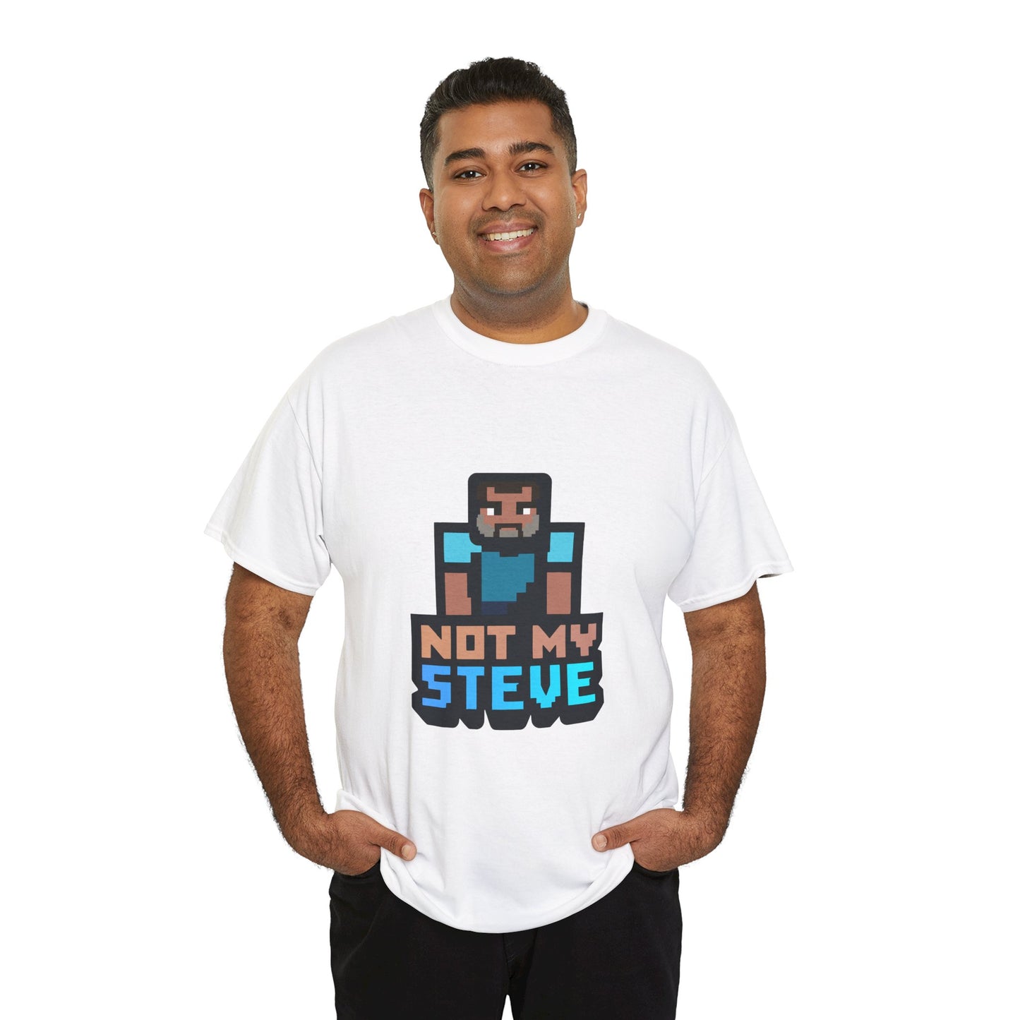 Not My Steve - Pixelated Parody T-Shirt