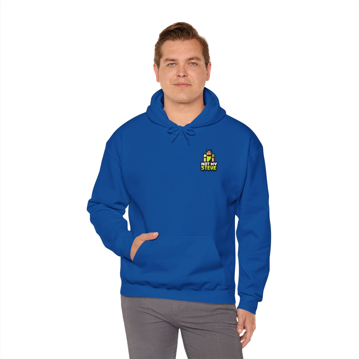 Not My Steve - Pixelated Parody Hoodie