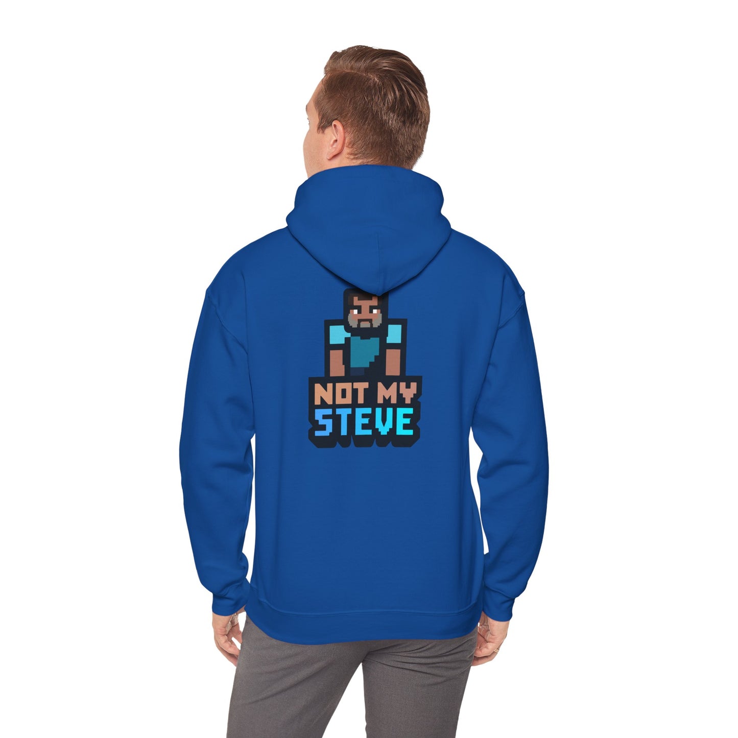 Not My Steve - Pixelated Parody Hoodie