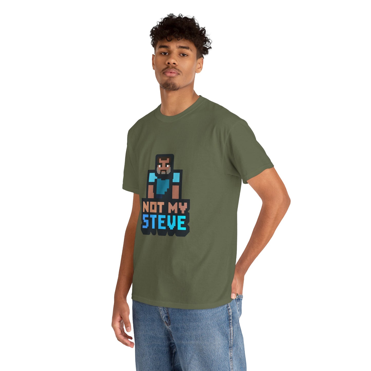 Not My Steve - Pixelated Parody T-Shirt