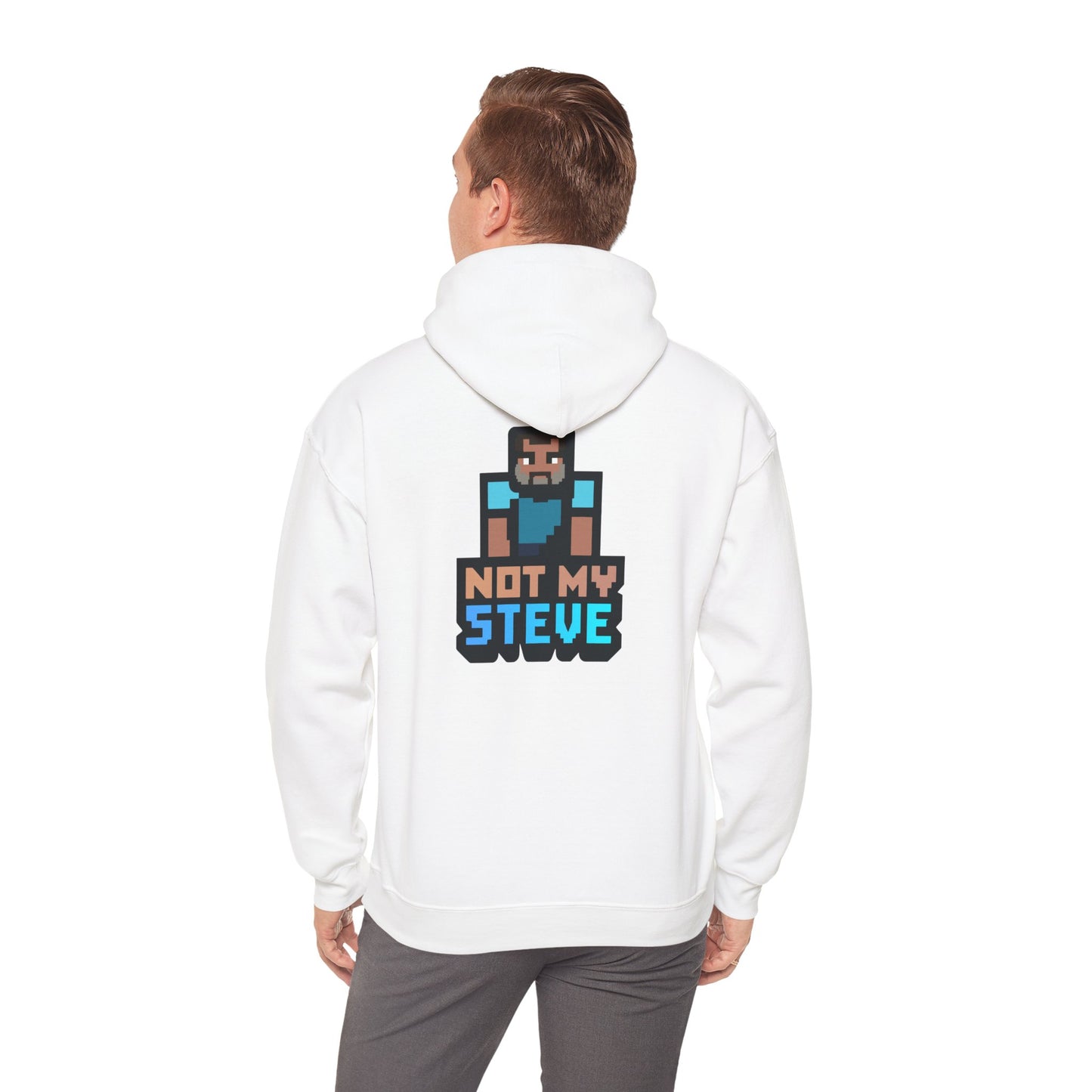 Not My Steve - Pixelated Parody Hoodie