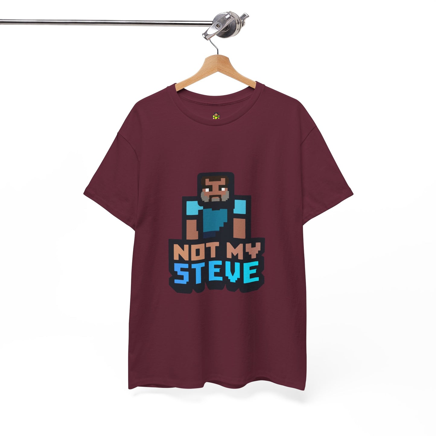 Not My Steve - Pixelated Parody T-Shirt