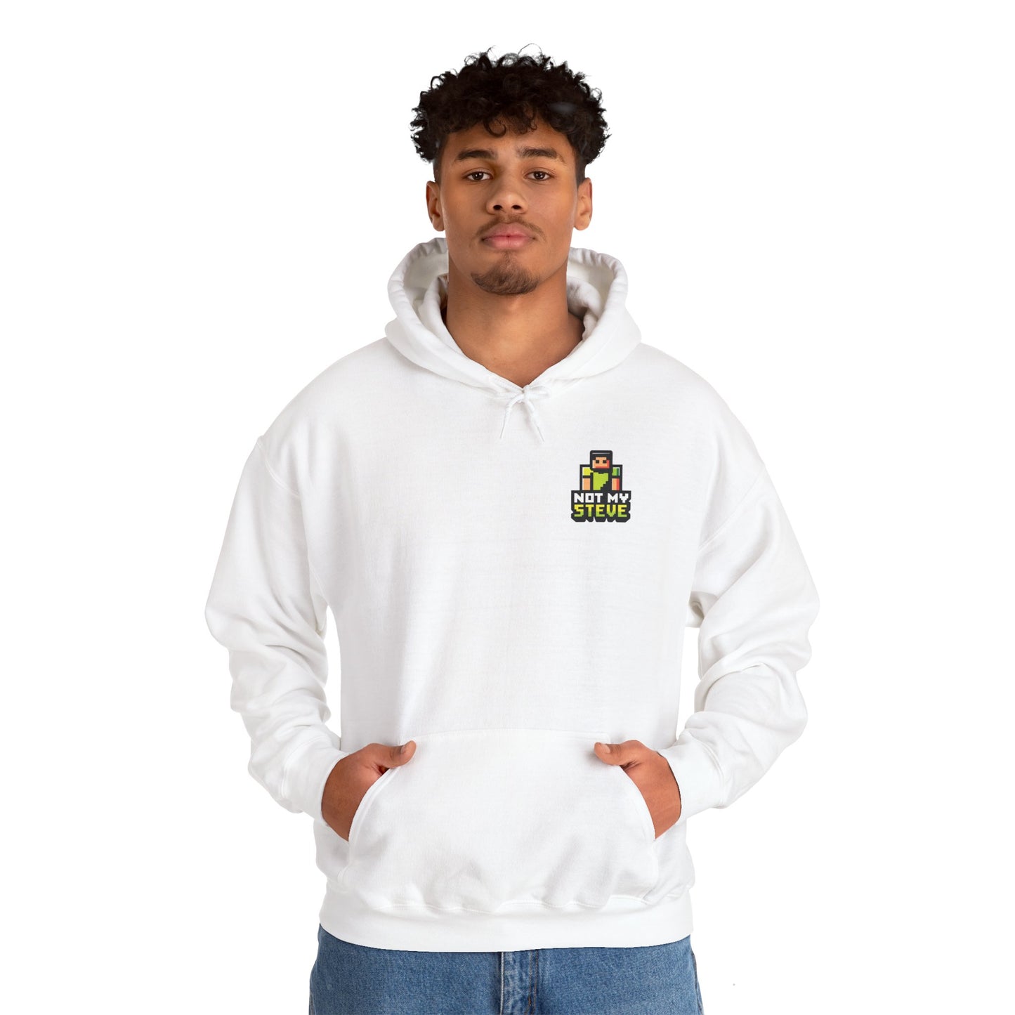 Certified Blockhead - Pixel Art Badge Hoodie