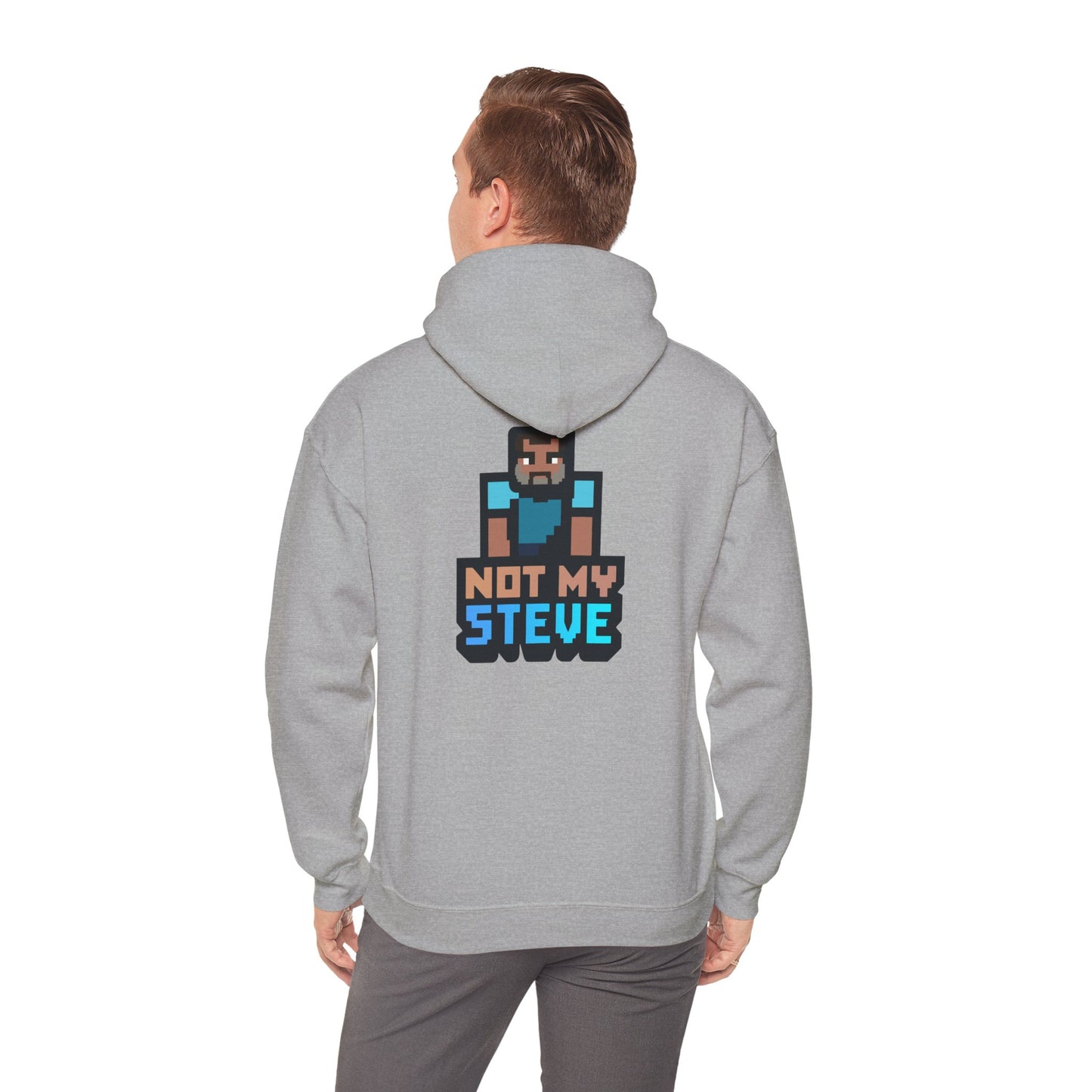 Not My Steve - Pixelated Parody Hoodie