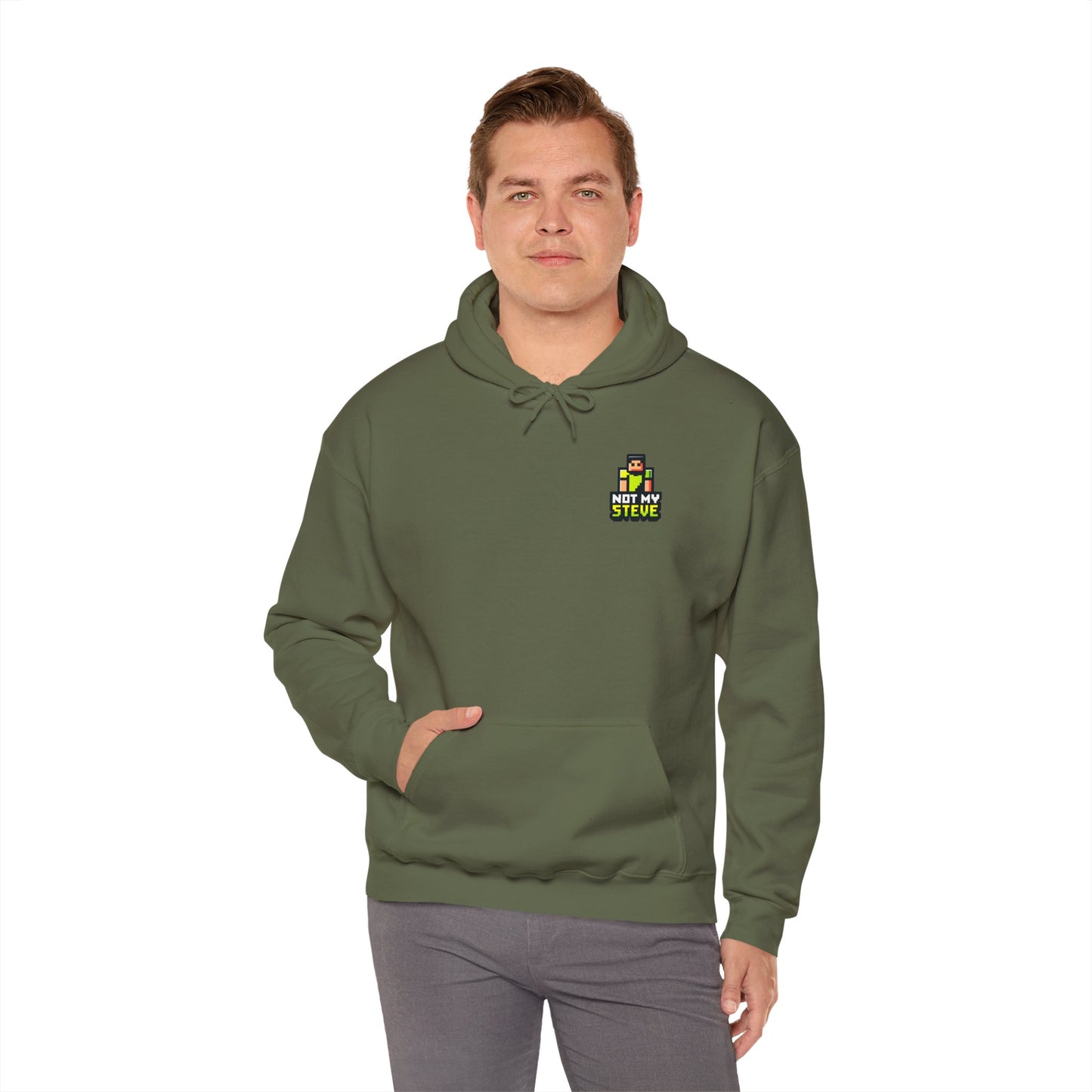 Not My Steve - Pixelated Parody Hoodie