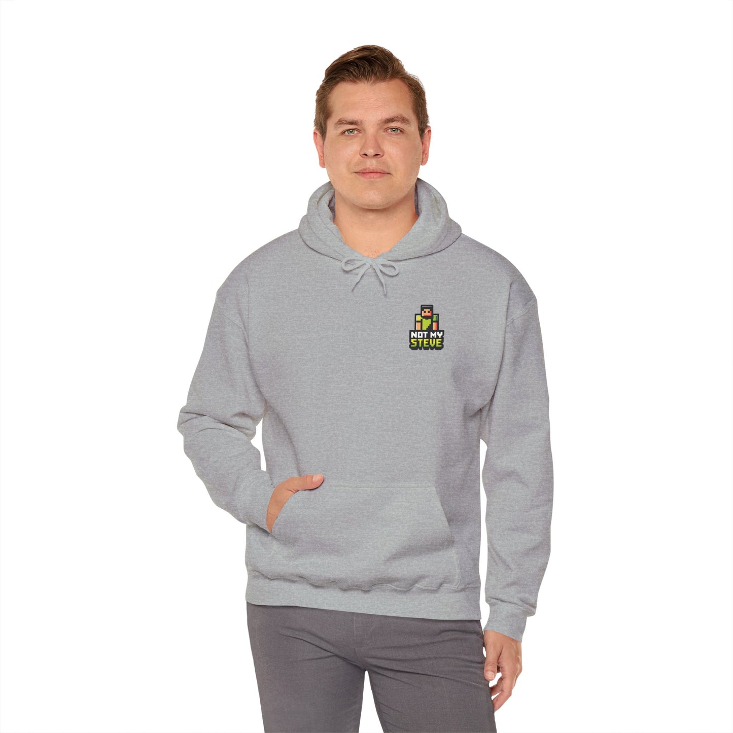 Certified Blockhead - Pixel Art Badge Hoodie