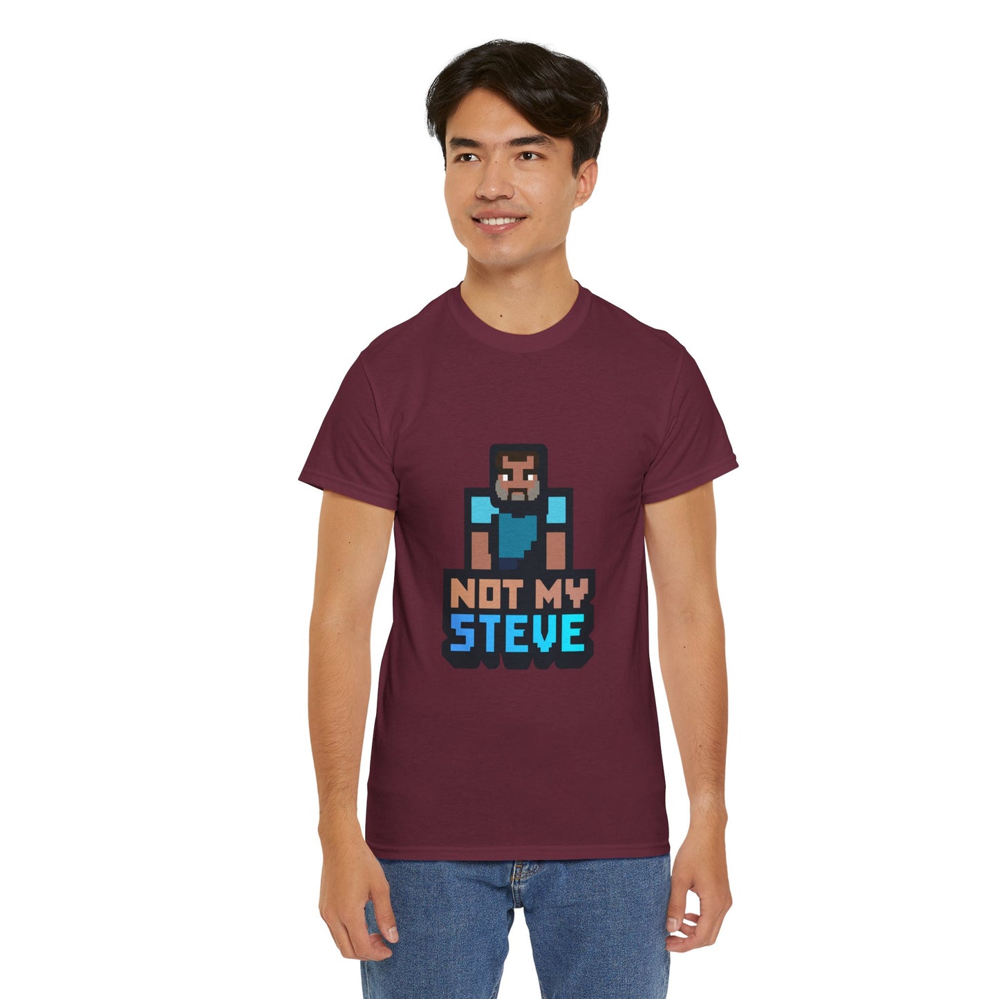 Not My Steve - Pixelated Parody T-Shirt