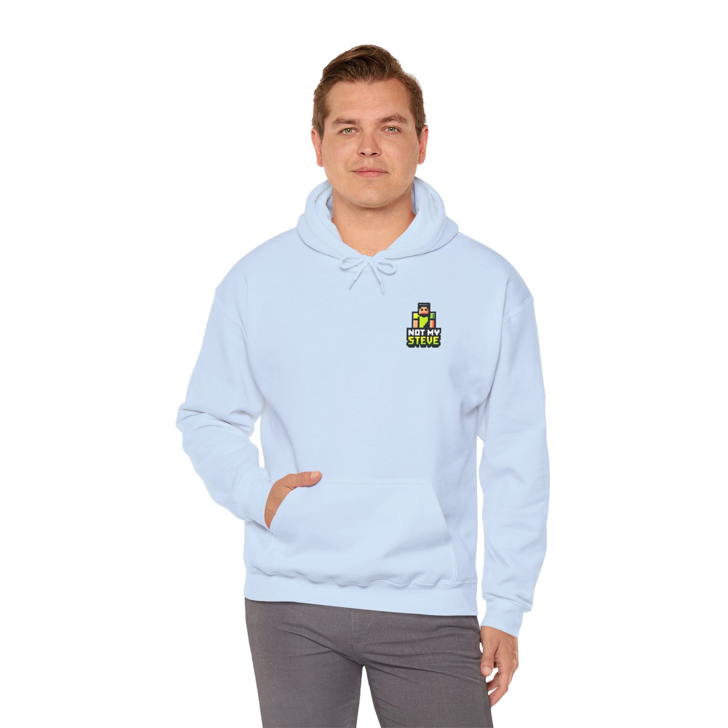 Not My Steve - Pixelated Parody Hoodie