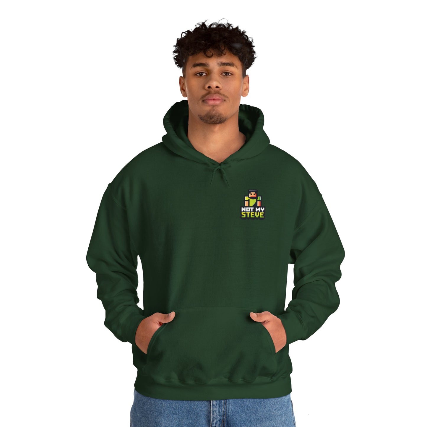 Certified Blockhead - Pixel Art Badge Hoodie