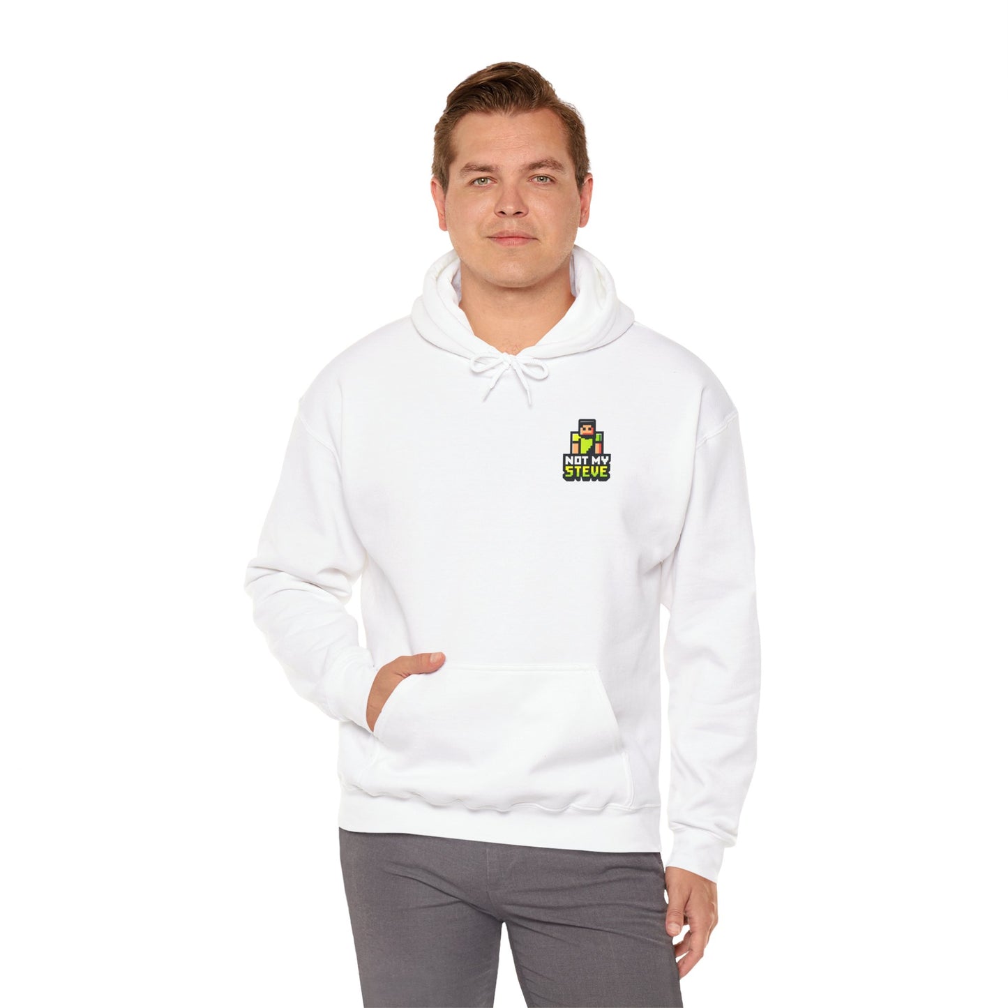 Not My Steve - Pixelated Parody Hoodie