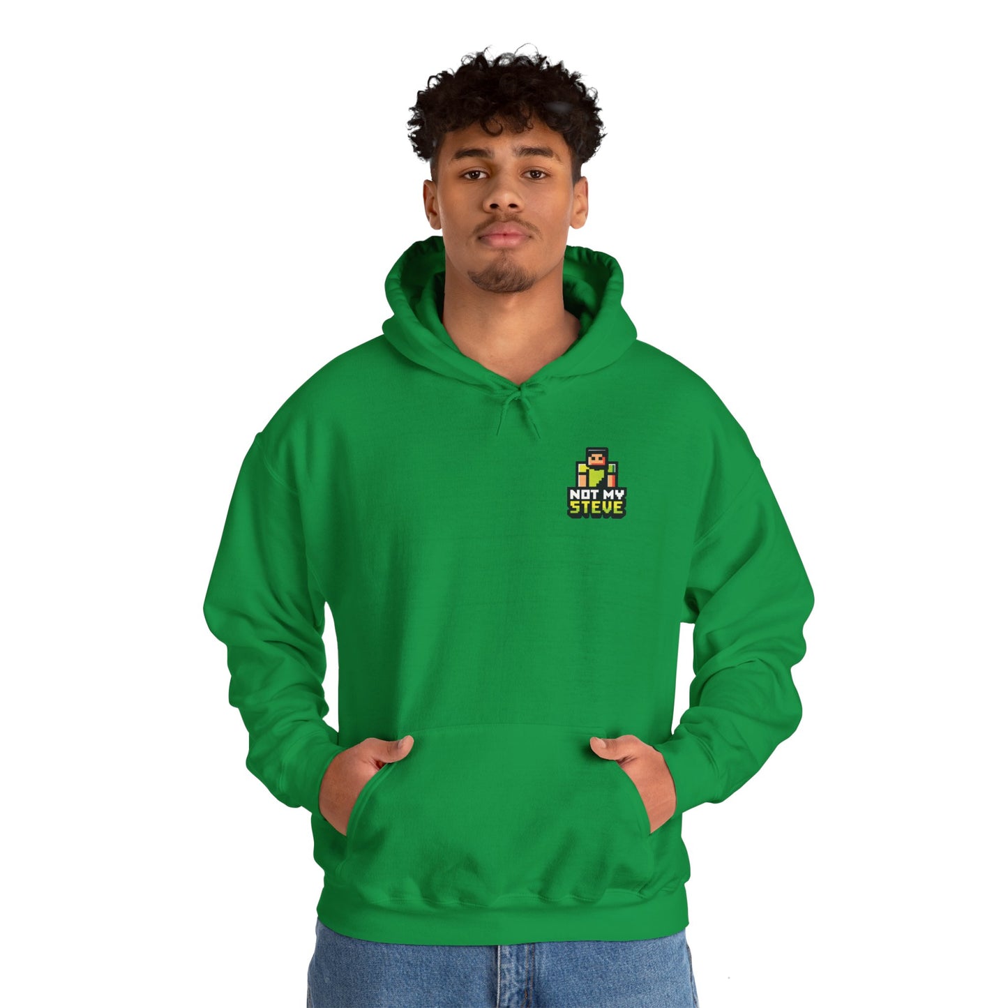 Certified Blockhead - Pixel Art Badge Hoodie