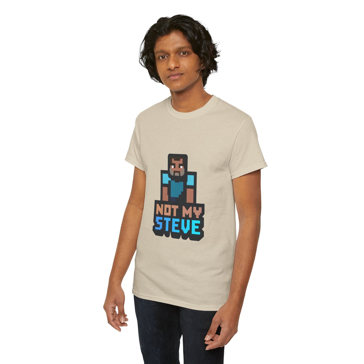 Not My Steve - Pixelated Parody T-Shirt