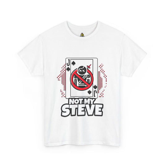 Not My Steve - Pixelated Jack of Spades Tee