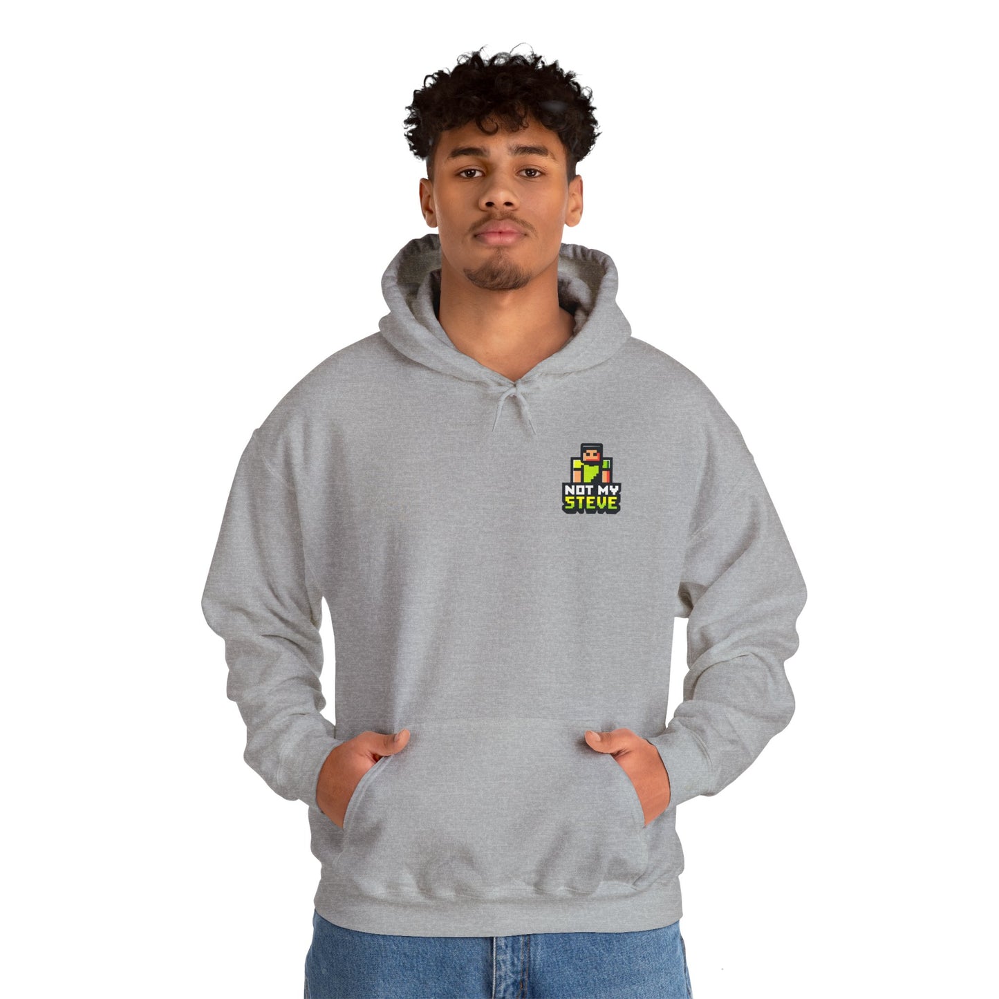 Not My Steve - Pixelated Parody Hoodie