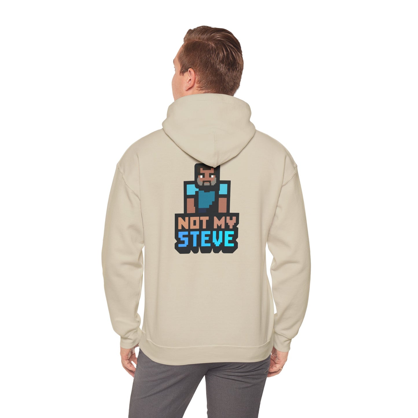 Not My Steve - Pixelated Parody Hoodie