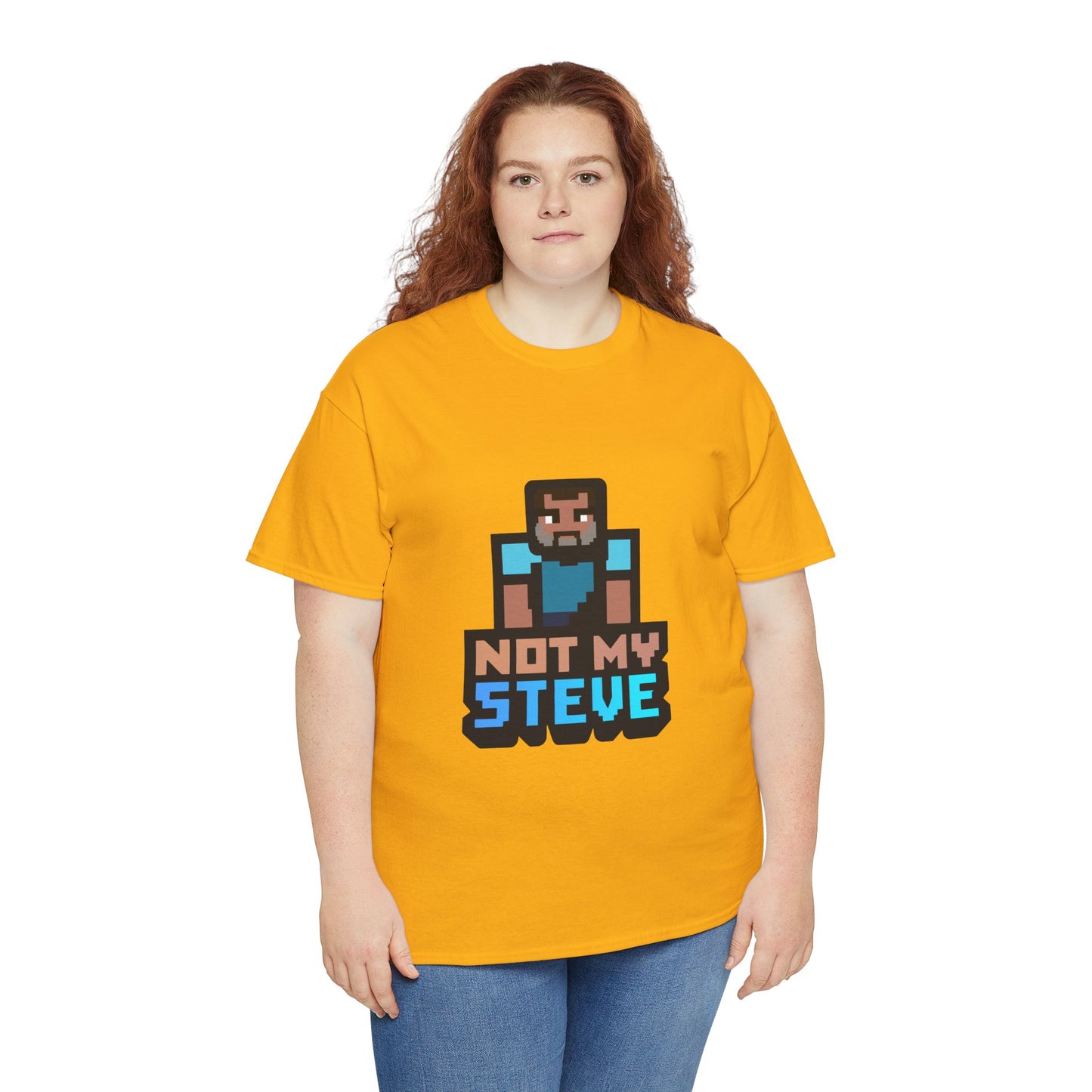 Not My Steve - Pixelated Parody T-Shirt